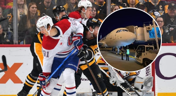 Le Canadien devra exceptionnellement rester à Pittsburgh jusqu'à demain