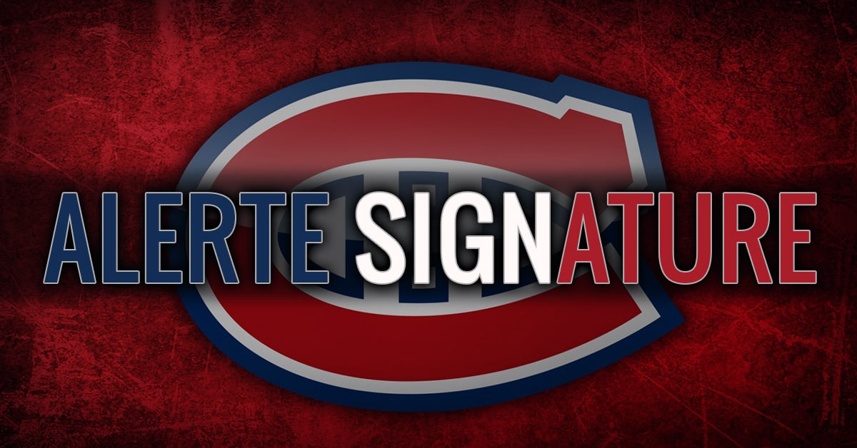 Kent Hughes annonce la signature d'un attaquant Québecois