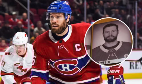 Shea Weber voit son visage rejoindre les légendes du CH au Centre Bell