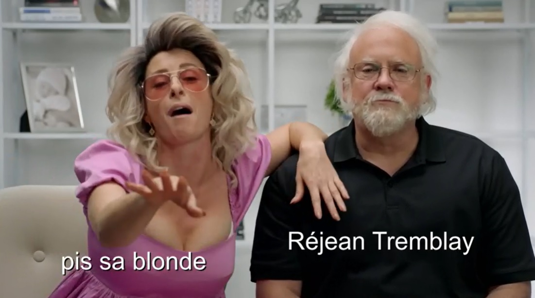 L'un des meilleurs sketchs du Bye Bye mettait en vedette Réjean Tremblay et sa blonde