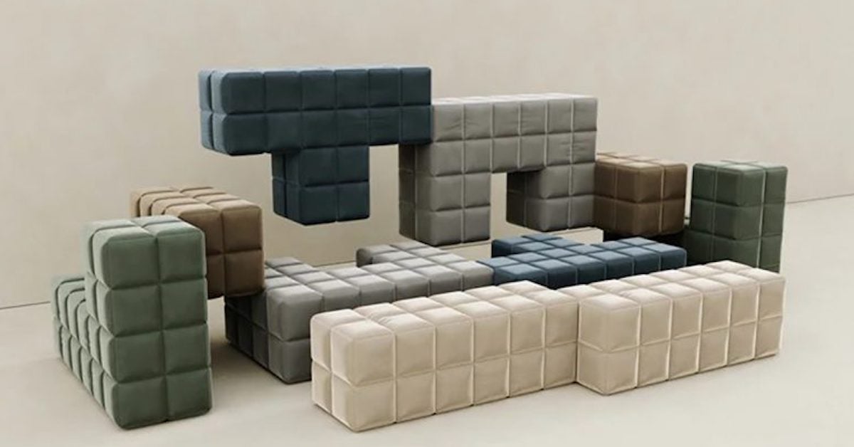 Un canapé Tetris à modifier selon vos besoins et vos humeurs