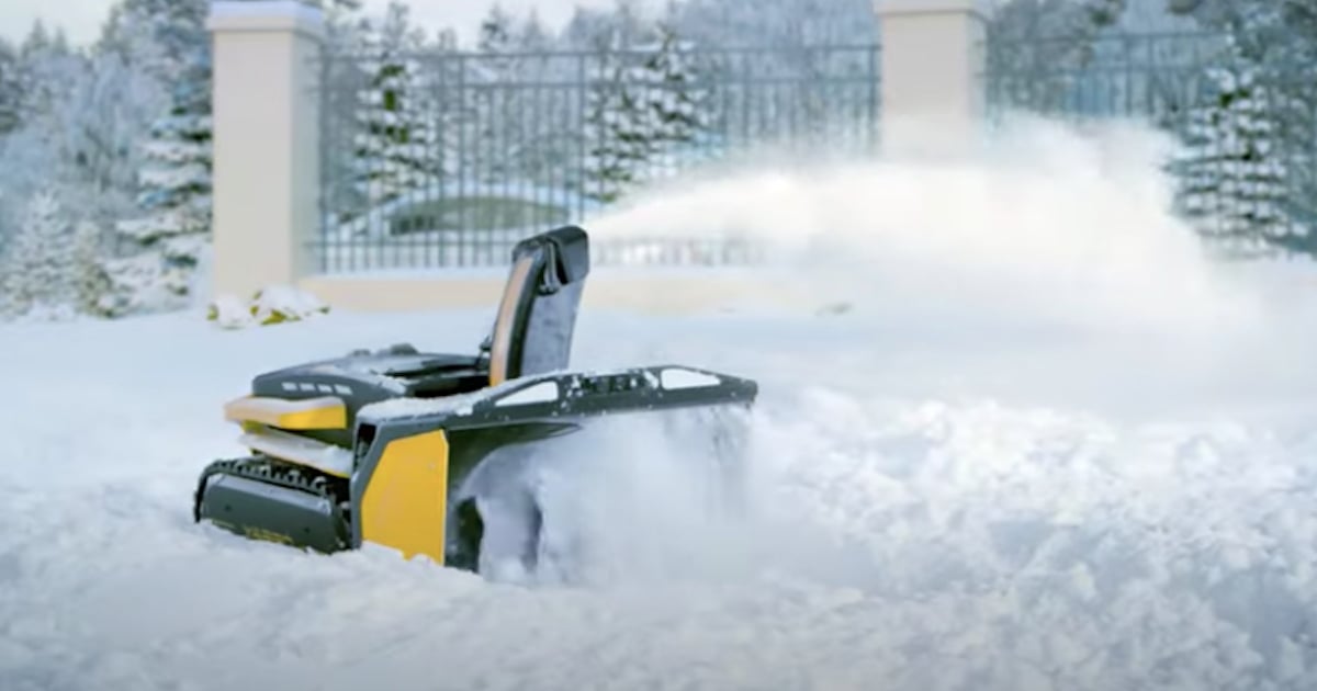 À bout de déneiger? Ce robot pourrait vous tenter!