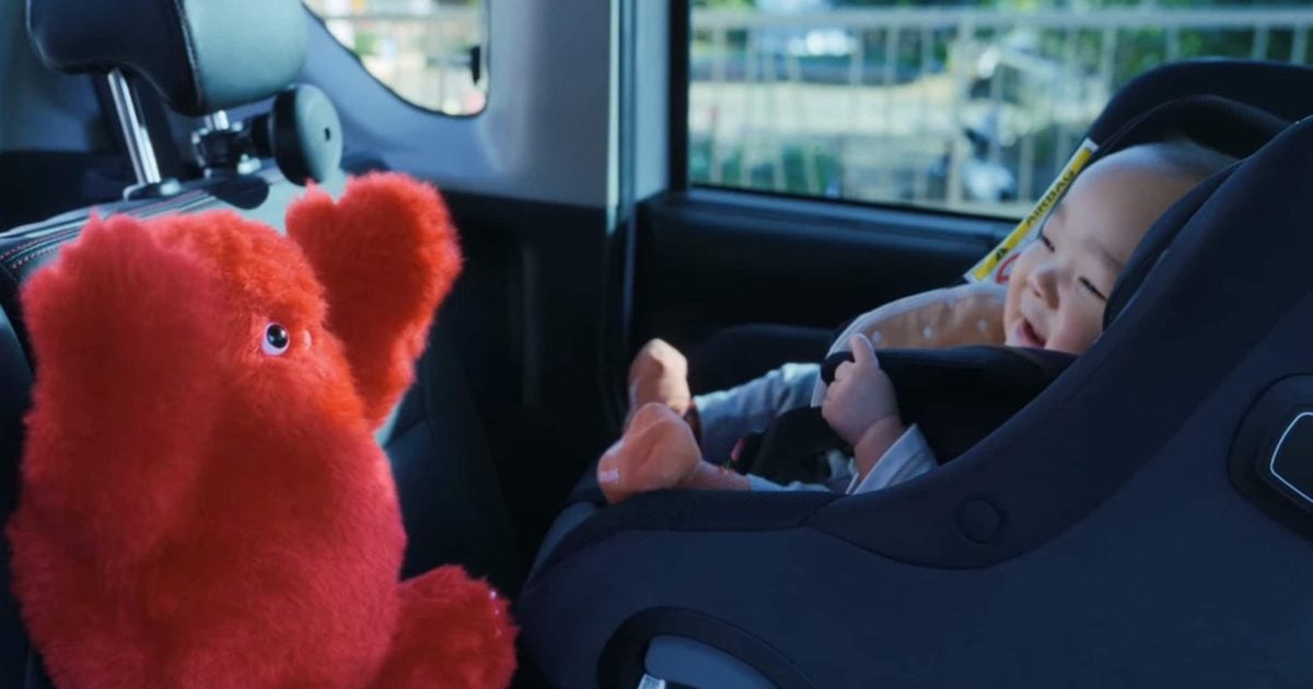 Nissan a imaginé une peluche intelligente qui calme les bébés lors des trajets en voiture