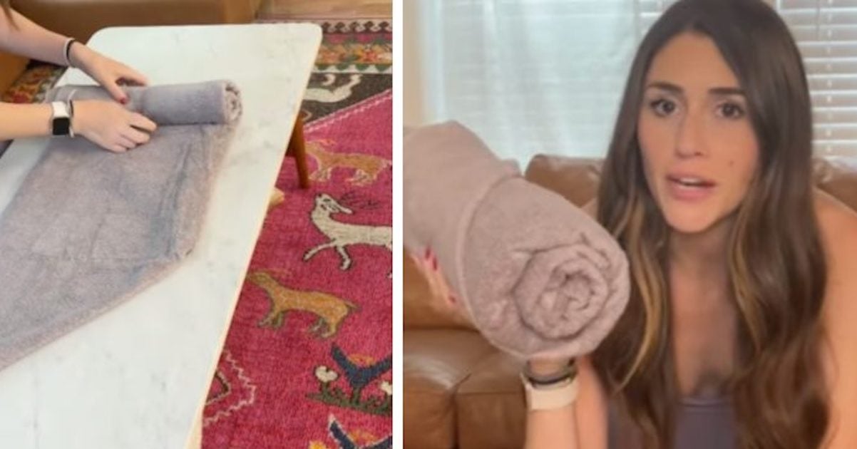 La meilleure façon de plier une serviette