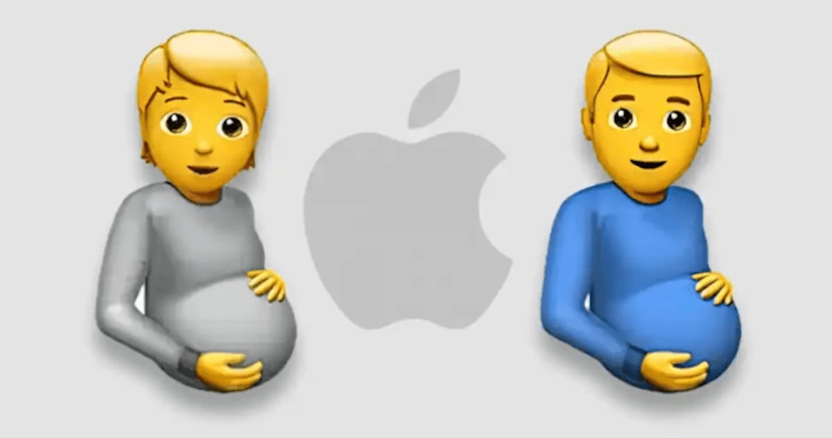 Apple a lancé un nouvel émoji « homme enceint »