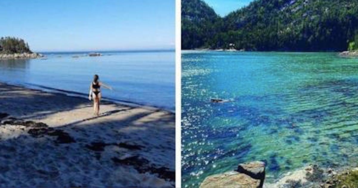 Près de Québec, il y a un sentier menant à une superbe plage « secrète »