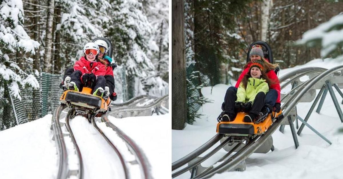Dévalez les pentes enneigées dans cette super montagne russe