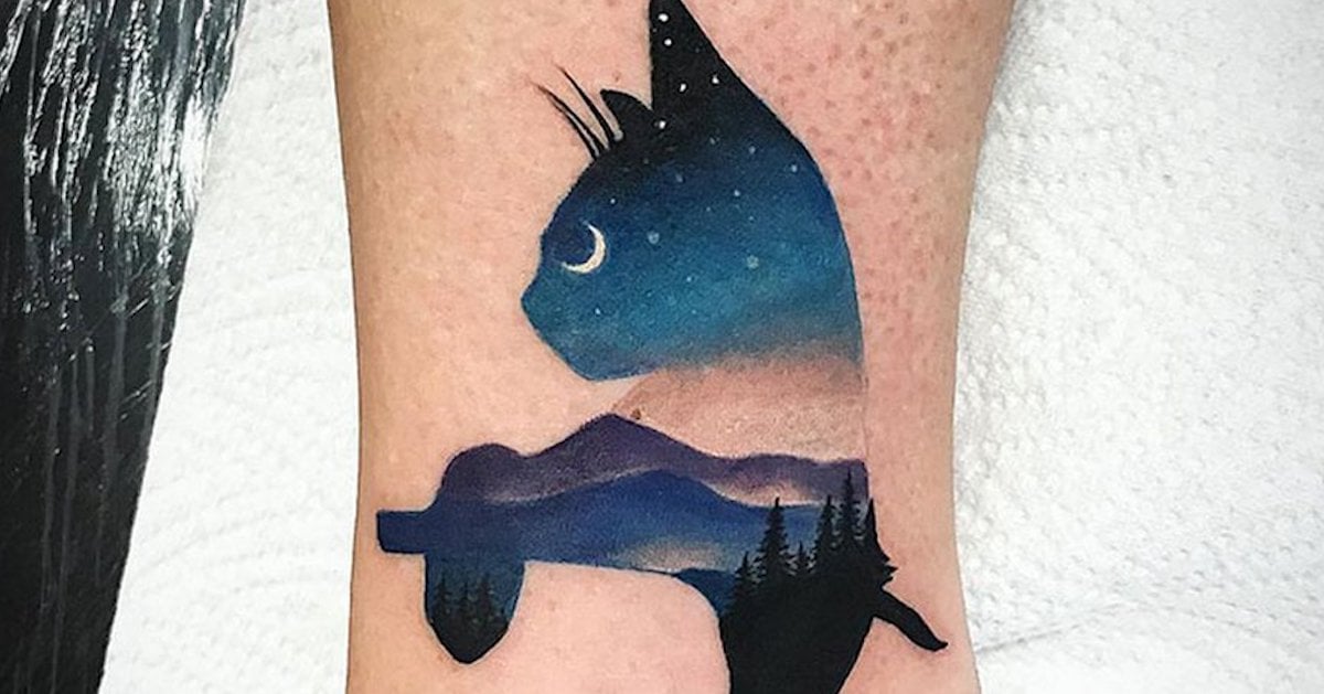 24 tatouages pour les passionnés des chats
