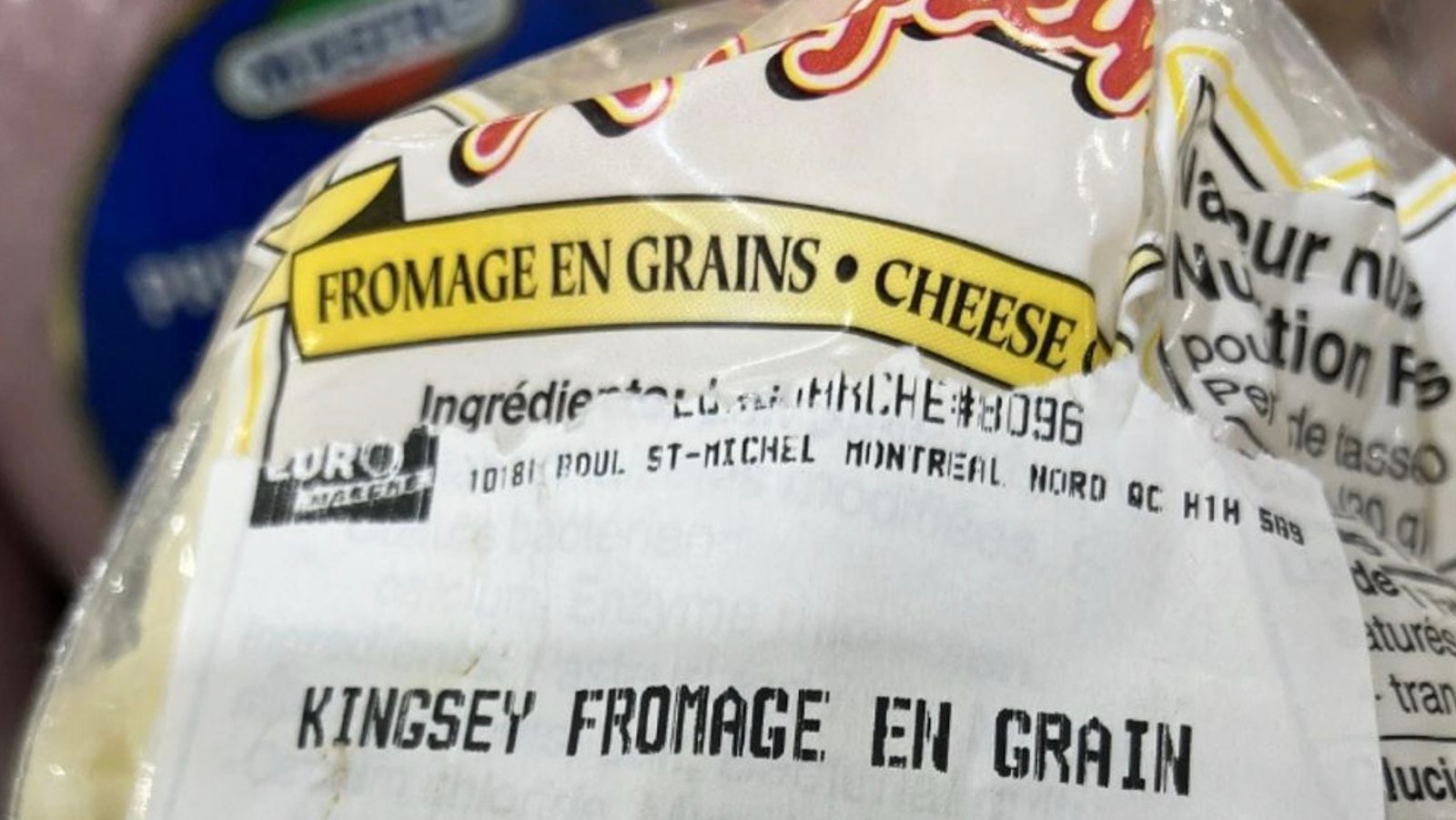 Du fromage en grain Kingsey fait l'objet d'un important rappel du MAPAQ