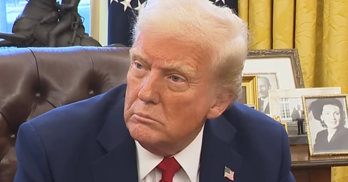Donald Trump a donné l'une des entrevues les plus inquiétantes de son second mandat