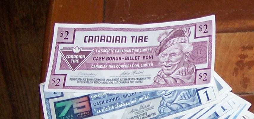 Des billets d'argent Canadian Tire qui vaudraient jusqu'à 3500 $