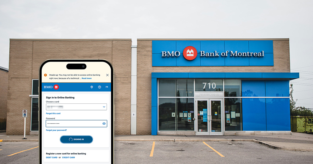 BMO: Une panne majeure perturbe les transactions bancaires