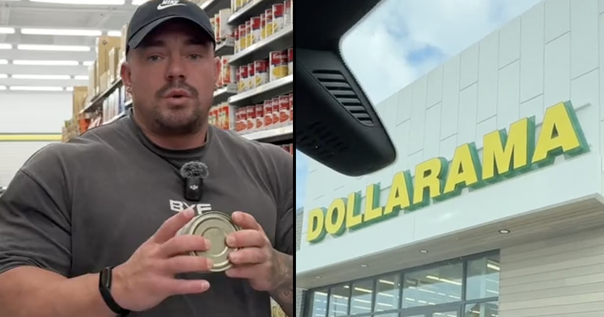 Un Québécois fait une épicerie de 50 $ d'épicerie chez Dollarama et voici tout ce qu'il a acheté.