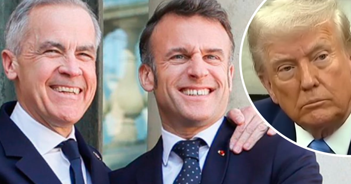 Mark Carney envoie une flèche à Donald Trump pendant sa conférence de presse avec Emmanuel Macron