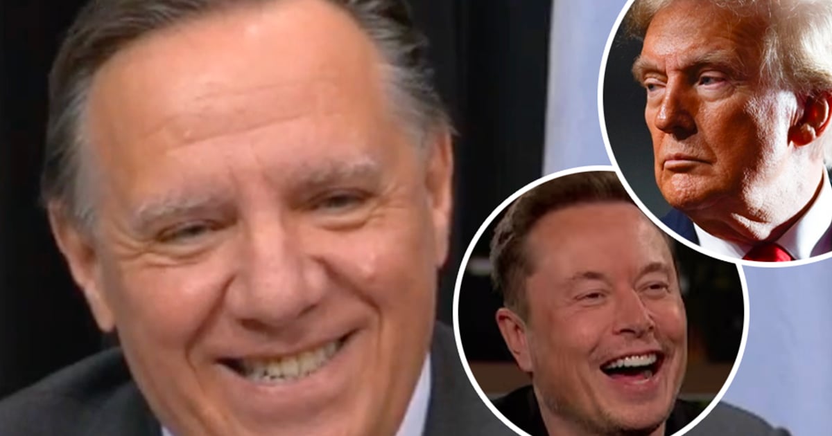 François Legault a fait une demande spéciale à Elon Musk concernant Donald Trump