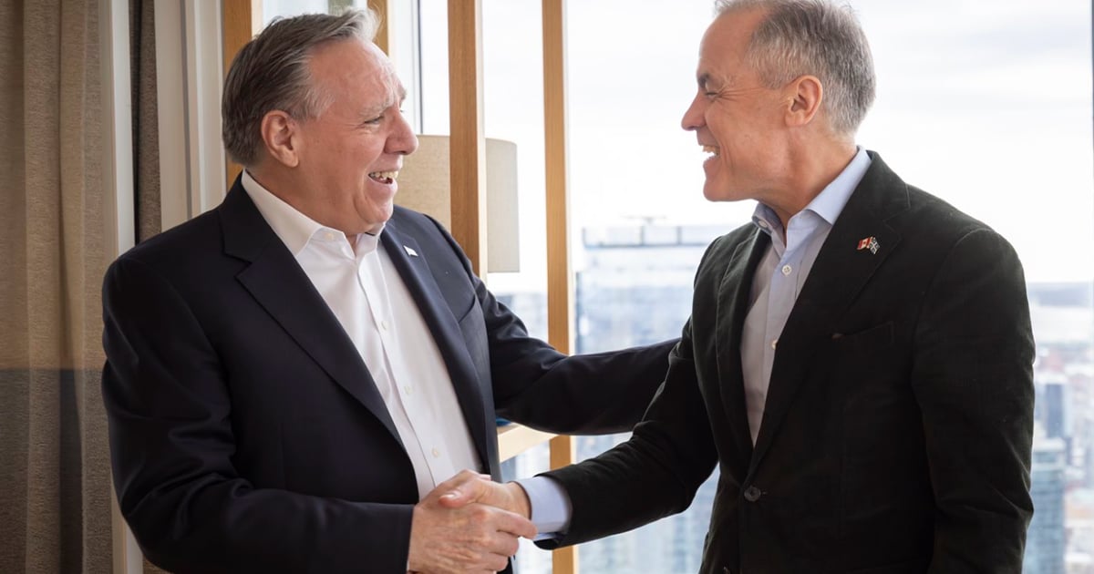 François Legault a rencontré Mark Carney et il lui a parlé de deux enjeux en particulier