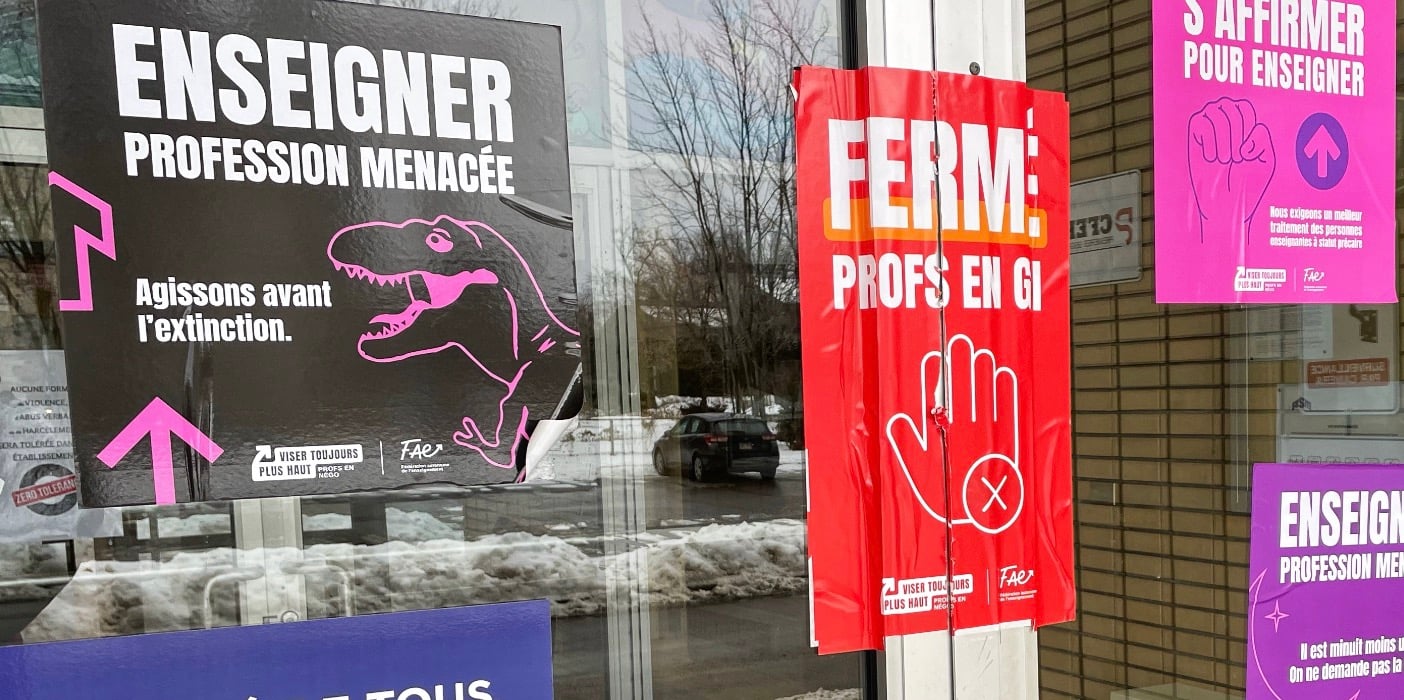 Les enseignants en grève recevront un peu d'argent pour Noël