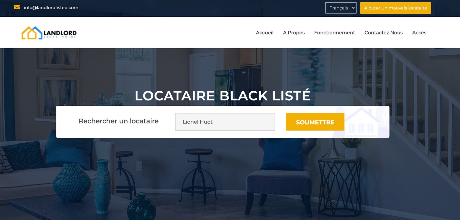 Il existe une liste noire des locataires et votre nom y est peut-être