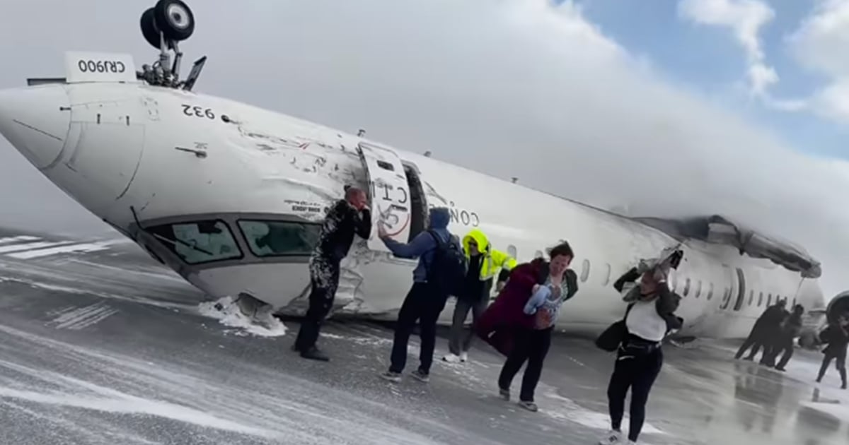 Delta va donner de l'argent aux passagers de l'avion qui s'est renversé à l’atterrissage