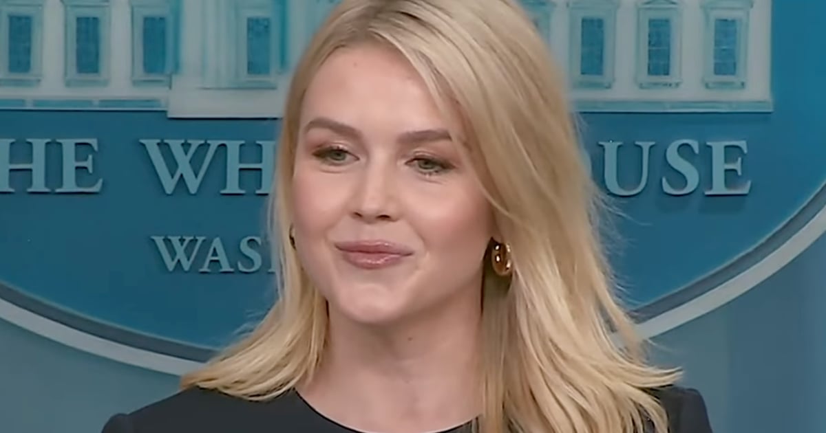 Moment embarrassant pendant un point de presse de Karoline Leavitt