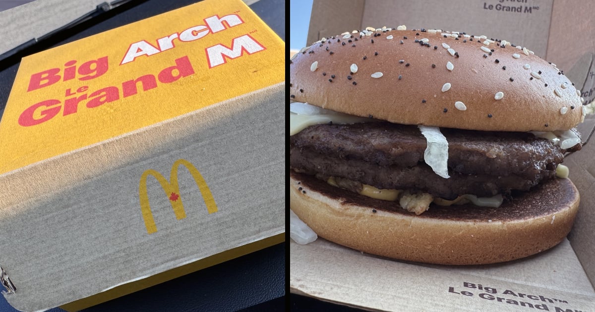 On a essayé le nouveau burger McDo et un détail nous a sauté aux yeux en ouvrant la boîte