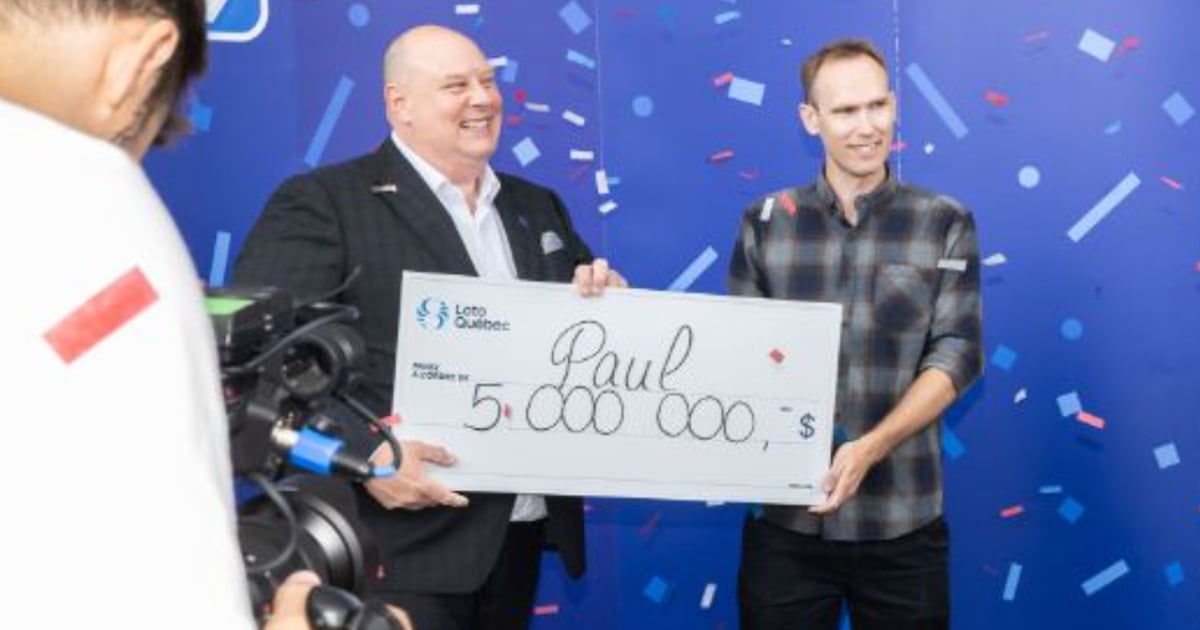 Un homme de la Montérégie devient millionnaire l'année de ses 40 ans