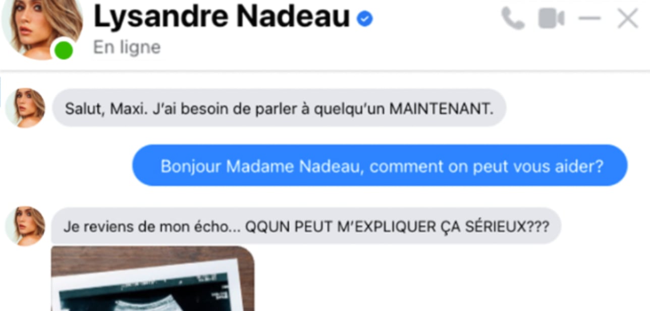 Maxi frappe un grand coup en trollant Lysandre Nadeau et sa grossesse
