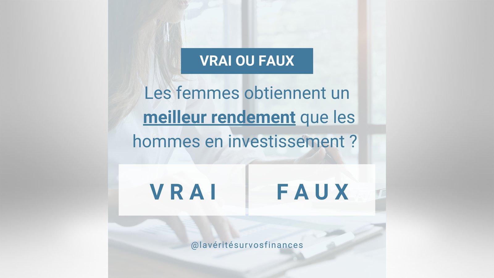 Les femmes obtiennent-elles un meilleur rendement que les hommes en investissement ? 