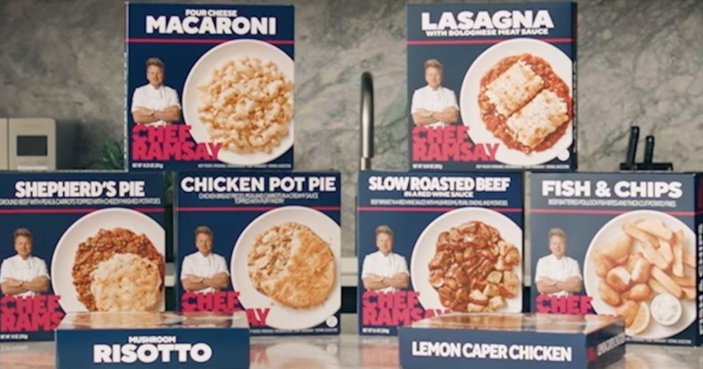 Des plats de Gordon Ramsey font leur grande arrivée chez Walmart 
