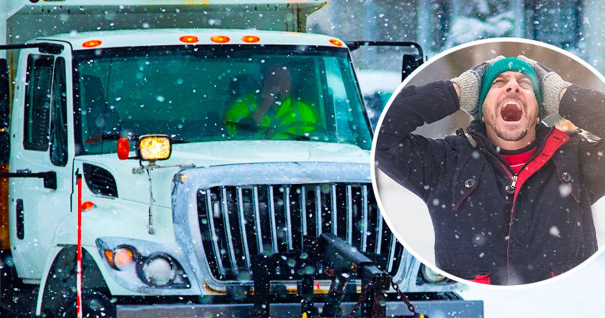 Un homme reçoit une amende de 464 $ à cause d'une erreur de son déneigeur