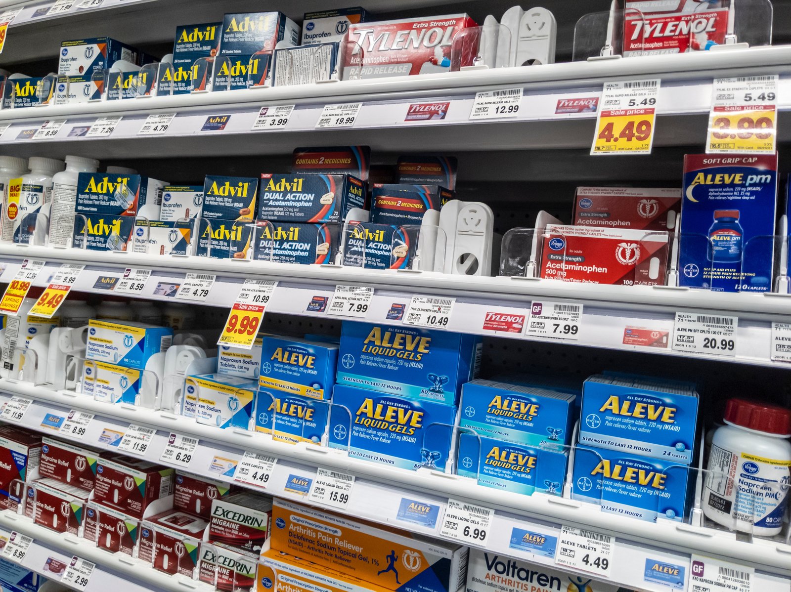 Une importante pénurie d'Advil et de Tylenol frappe le Québec
