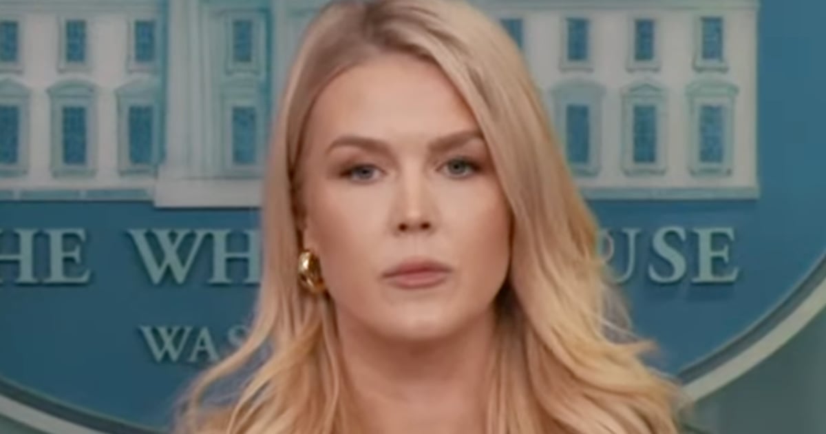 Karoline Leavitt a donné l'un des points de presse les plus tendus de sa carrière