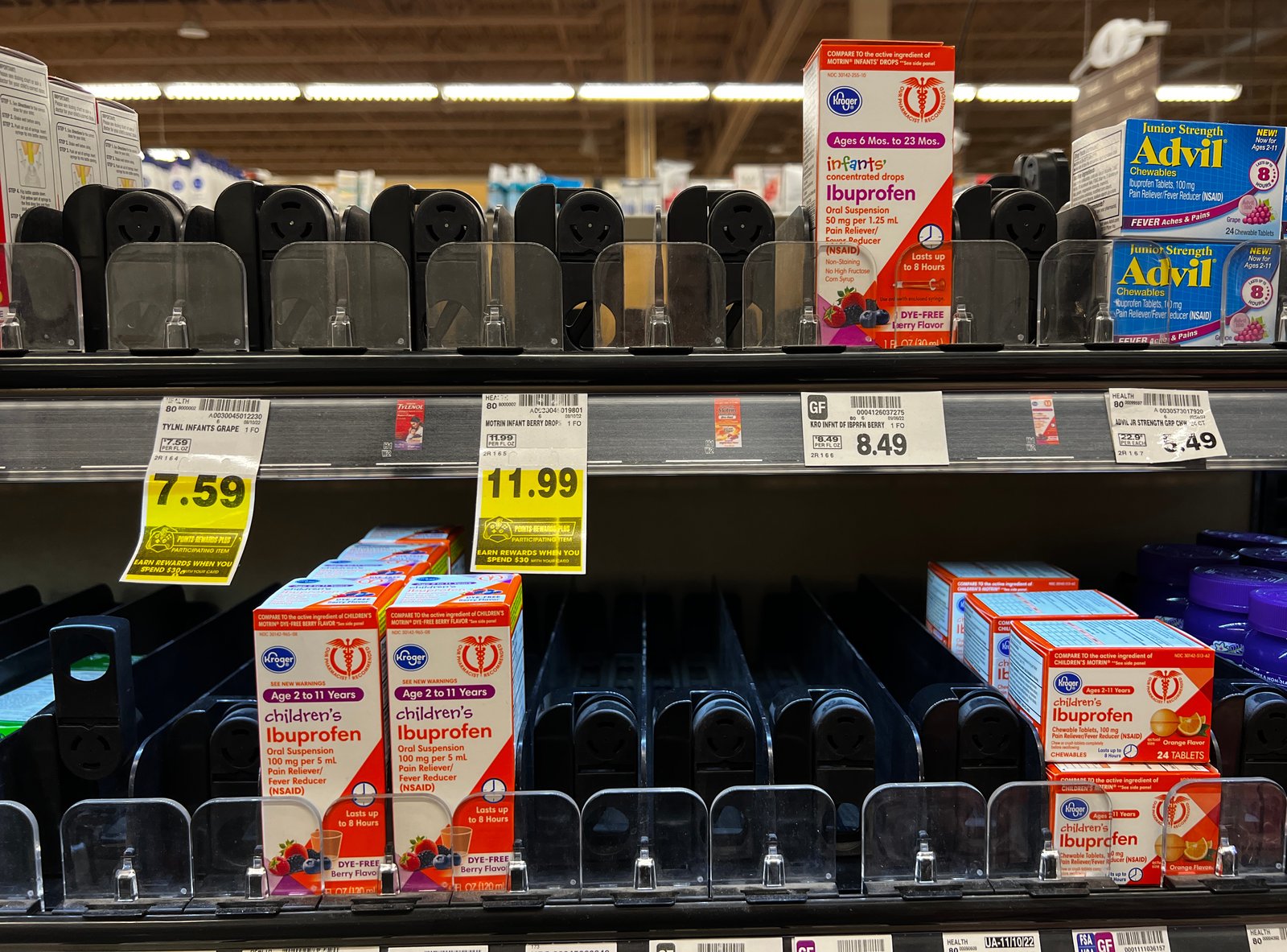 Pénurie de médicaments chez les adultes