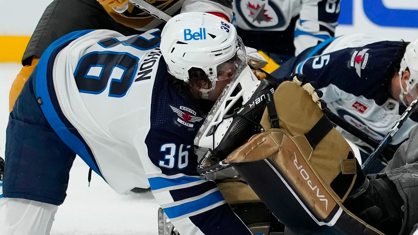 Morgan Barron looks “like he got attacked by a shark” following Game 1 gruesome injury