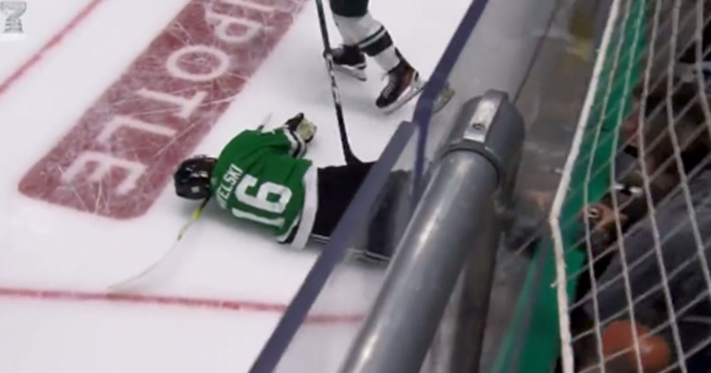 Dumba absolutely CRUSHES Pavelski, fights Domi after