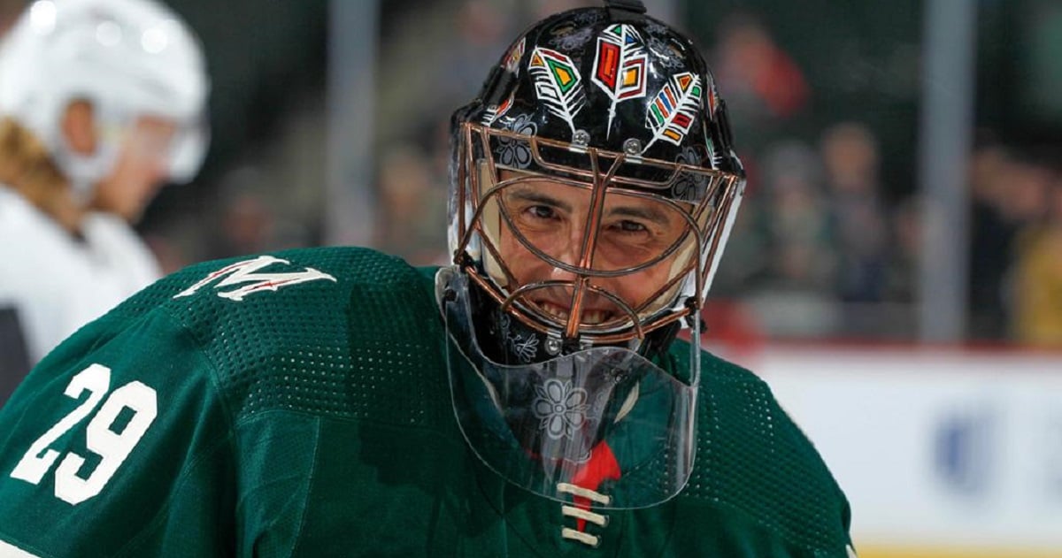 Marc-Andre Fleury is ready to drop the gloves.