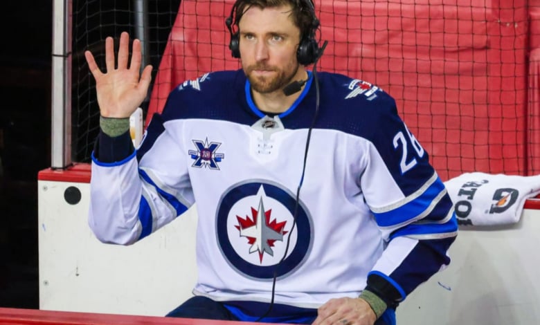 Blake Wheeler is done in Winnipeg!