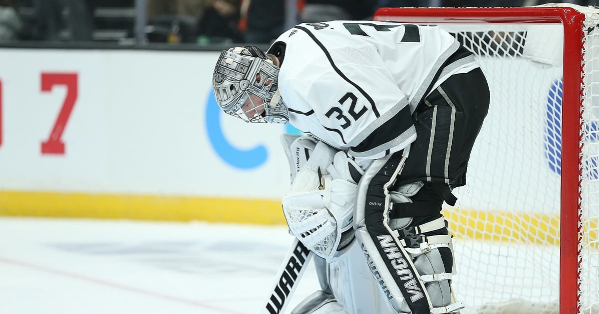 Jonathan Quick calls out Brady Tkachuk over 'garbage' comments.