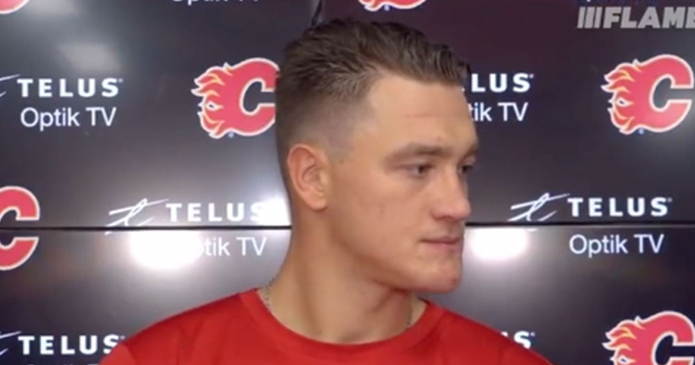 Flames' Nikita Zadorov puts his own team on blast