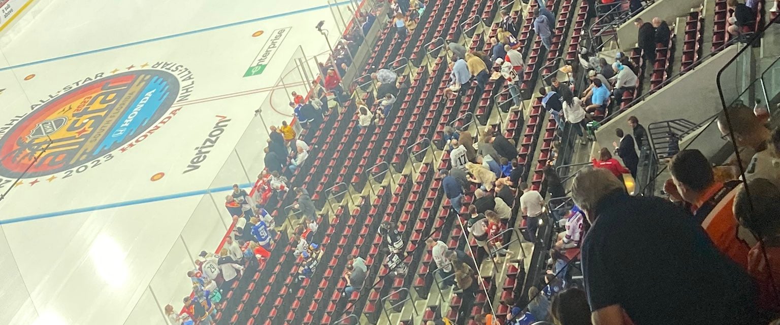 Embarrassing attendance at All-Star Skills competition
