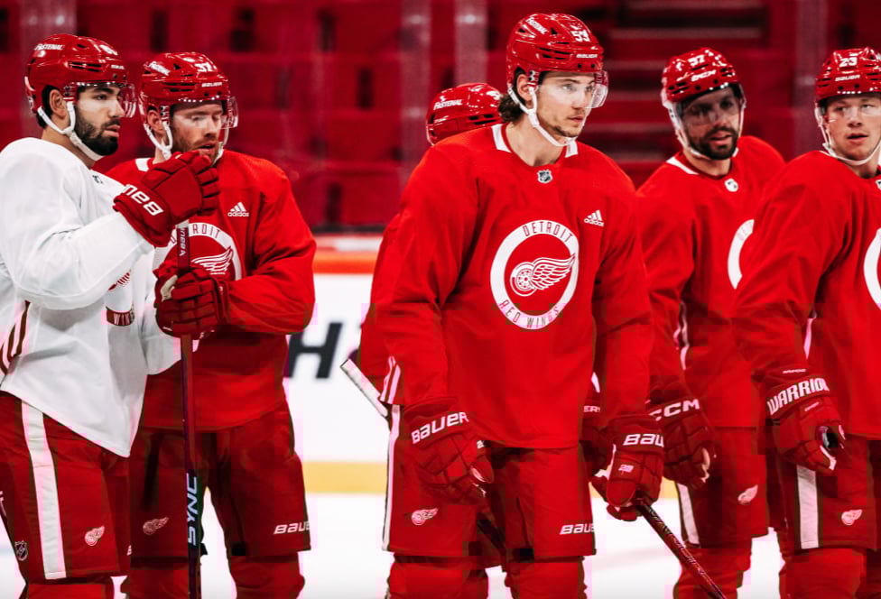 Red Wings remain shorthanded vs. Hurricanes 
