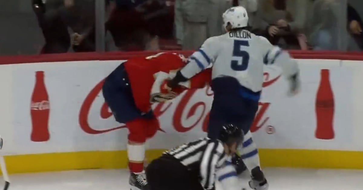 Brenden Dillon destroys Sam Reinhart in one-sided beatdown.