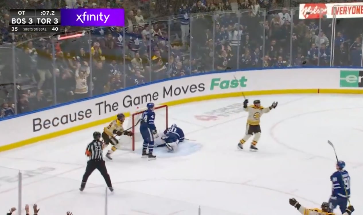 Jack Edwards' soul leaves his body calling Marchand's OT winner 