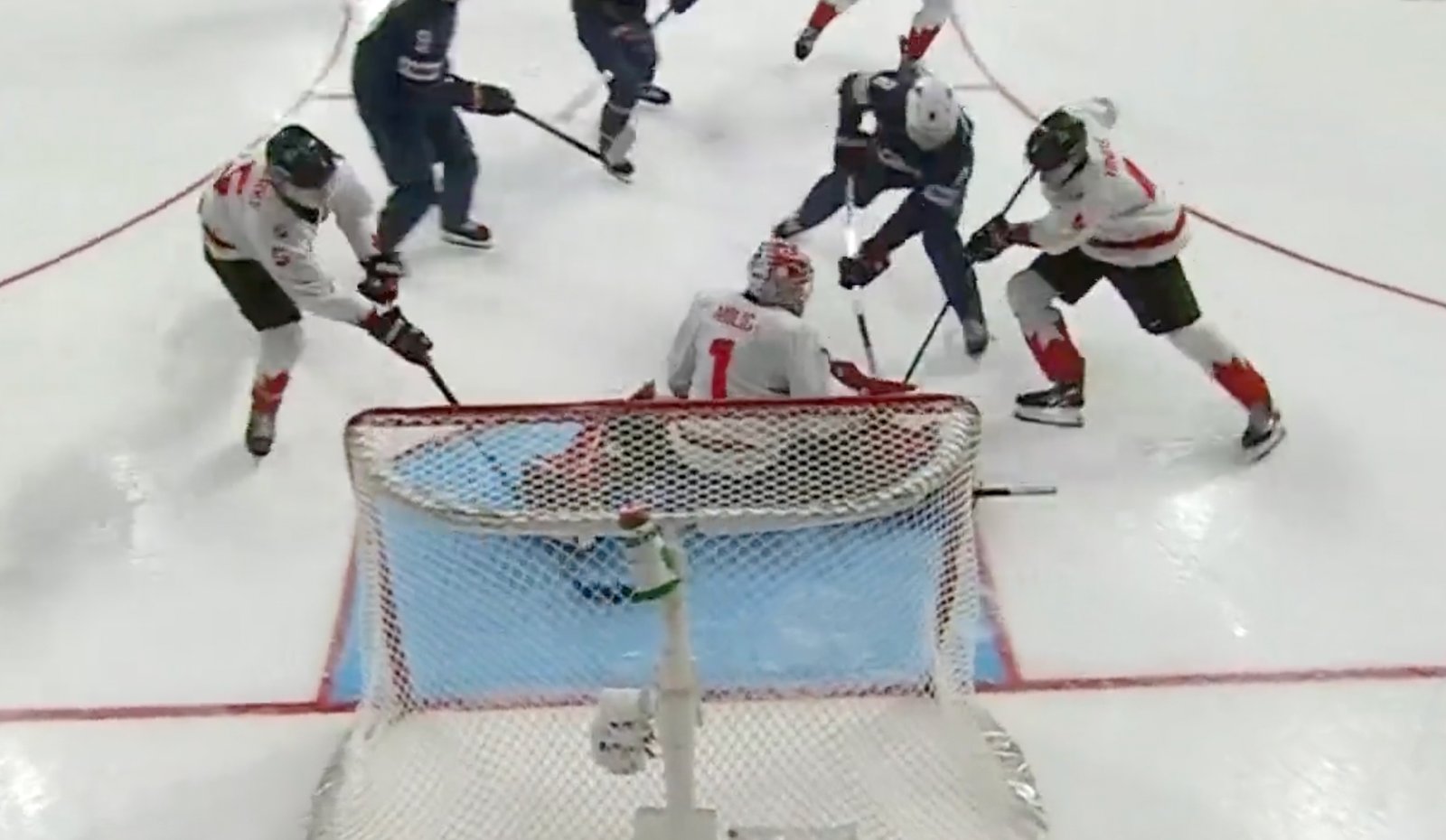 Another overturned goal following controversial call in the Canada-USA game at the WJC!