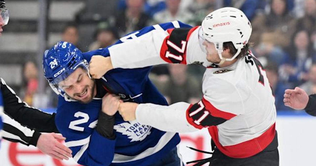 Full lineups for Maple Leafs and Senators on Sunday.