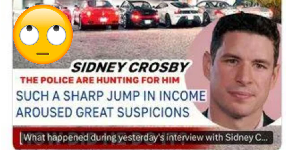 Crosby caught up in Internet scam