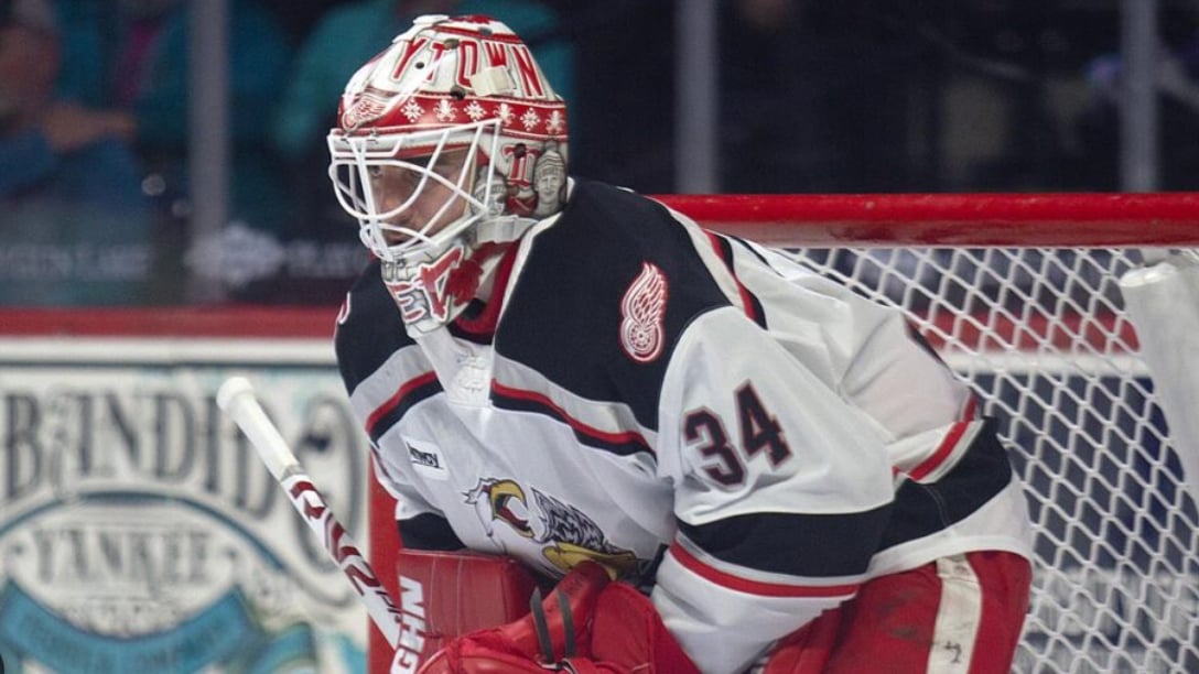 Alex Nedeljkovic barely misses scoring a goal! 