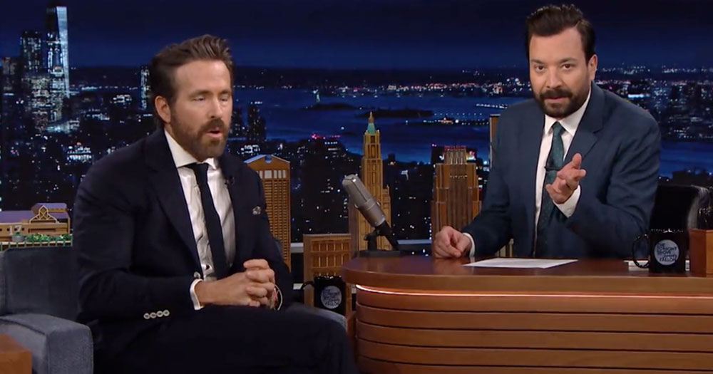 While on The Tonight Show, Ryan Reynolds addresses rumors that he's in talks to buy the Senators