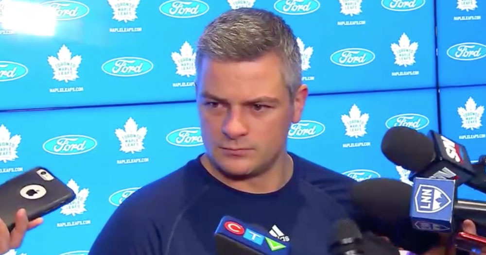 Coach Keefe gives an update on Liljegren and it's NOT good