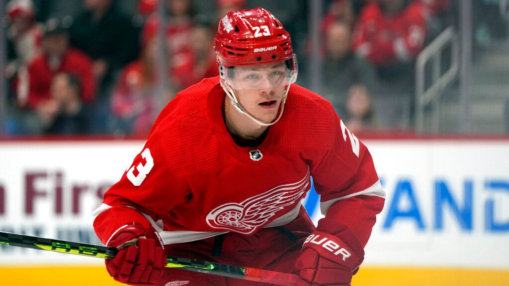 Red Wings fans will like Lucas Raymond's outlook for next season 